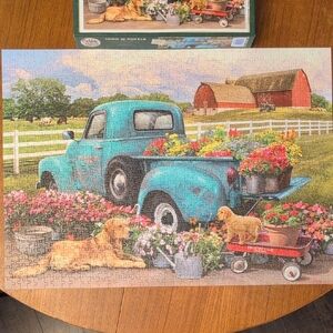Cobble Hill - Flower Truck - 1000 Piece